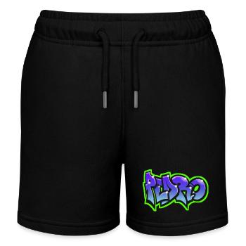 PEDRO graffiti sweat-shirt casquette teeshirt bleu - Short de jogging enfant bio Stanley/Stella - noir - Devant