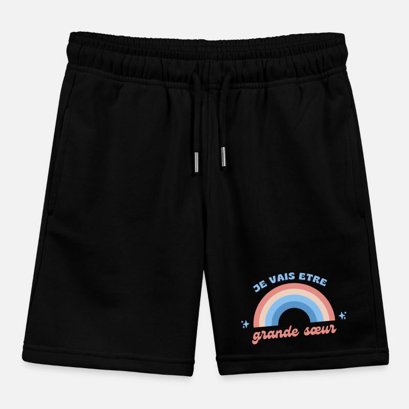 Ich werde eine große Schwester sein Kinder Organic Joggingshorts Mini Bolter von Stanley/Stella