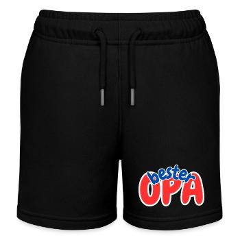 Bester Opa - Kinder Organic Joggingshorts Mini Bolter von Stanley/Stella - Schwarz - Vorne