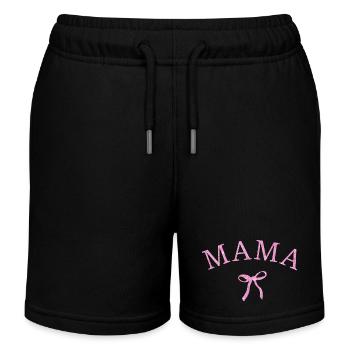 Mama - beste Geschenkidee für Mama - Kinder Organic Joggingshorts Mini Bolter von Stanley/Stella - Schwarz - Vorne
