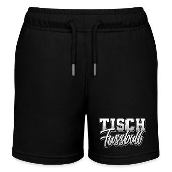 Tischkicker Tischfussball - Kinder Organic Joggingshorts Mini Bolter von Stanley/Stella - Schwarz - Vorne