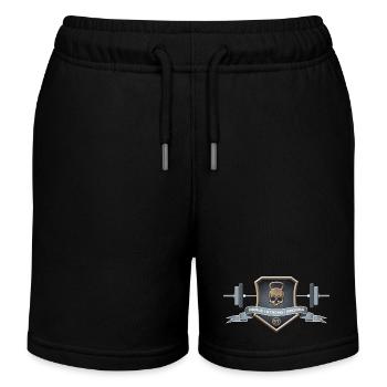 Logo Brave Strong Badass - Short de jogging enfant bio Stanley/Stella - noir - Devant