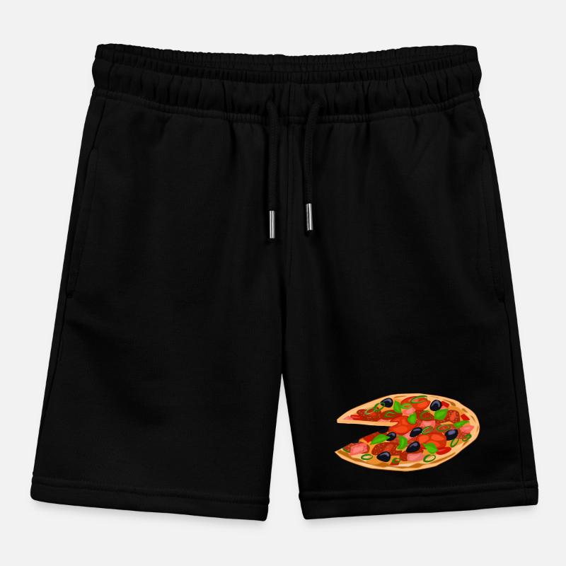 Manger de la pizza Short de jogging enfant bio Stanley/Stella