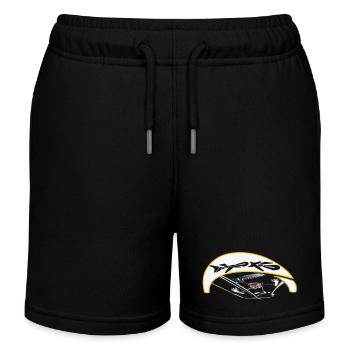 Aktiver Kiter mit dynamischer Flugbahn - Kinder Organic Joggingshorts Mini Bolter von Stanley/Stella - Schwarz - Vorne