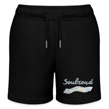 Soulroad - Kinder Organic Joggingshorts Mini Bolter von Stanley/Stella - Schwarz - Vorne
