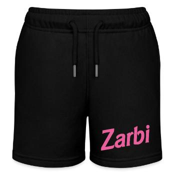 ZARBI ! - Short de jogging enfant bio Stanley/Stella - noir - Devant