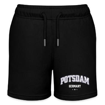 Emblème du Potsdam Germany College - Short de jogging enfant bio Stanley/Stella - noir - Devant