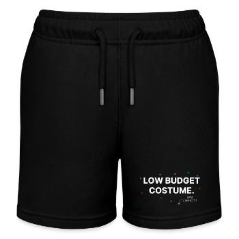Low Budget Kostüm mit Konfetti | Anti Karneval - Kinder Organic Joggingshorts Mini Bolter von Stanley/Stella - Schwarz - Vorne
