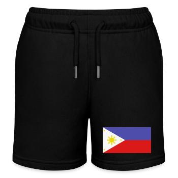 Drapeau philippin - Short de jogging enfant bio Stanley/Stella - noir - Devant