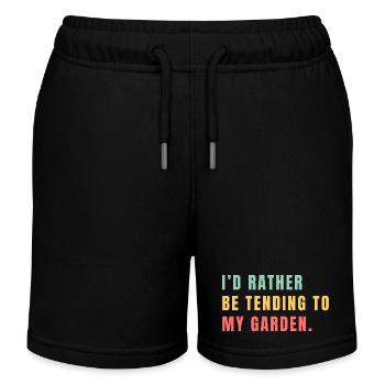 Jardinage - Short de jogging enfant bio Stanley/Stella - noir - Devant