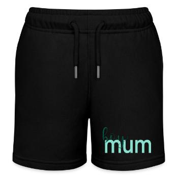 Mother Day Boy Mum - Kids Organic Sweat Shorts by Stanley/Stella - black - Front