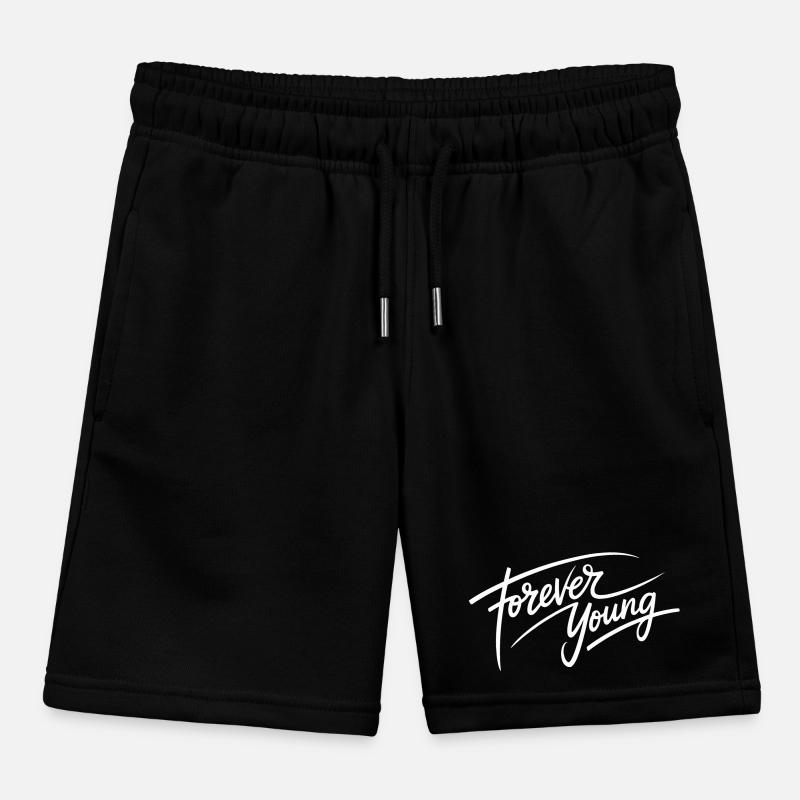 forever young Kids Organic Sweat Shorts by Stanley/Stella