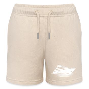 Kreuzfahrtträume auf hoher See Cruise Mode On - Kinder Organic Joggingshorts Mini Bolter von Stanley/Stella - Natur - Vorne