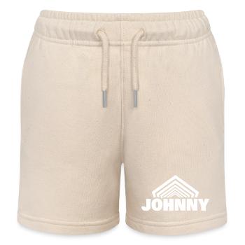 Gift for Johnny - Kids Organic Sweat Shorts by Stanley/Stella - soft Ecru - Front