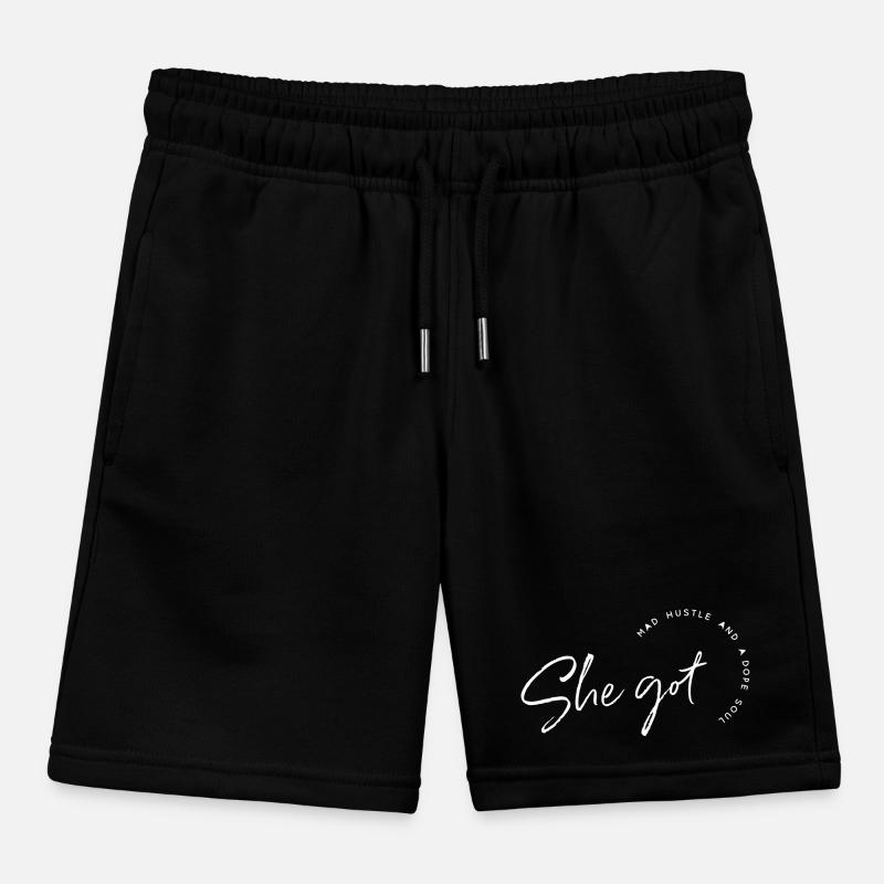 Sie hat Hustle Kinder Organic Joggingshorts Mini Bolter von Stanley/Stella