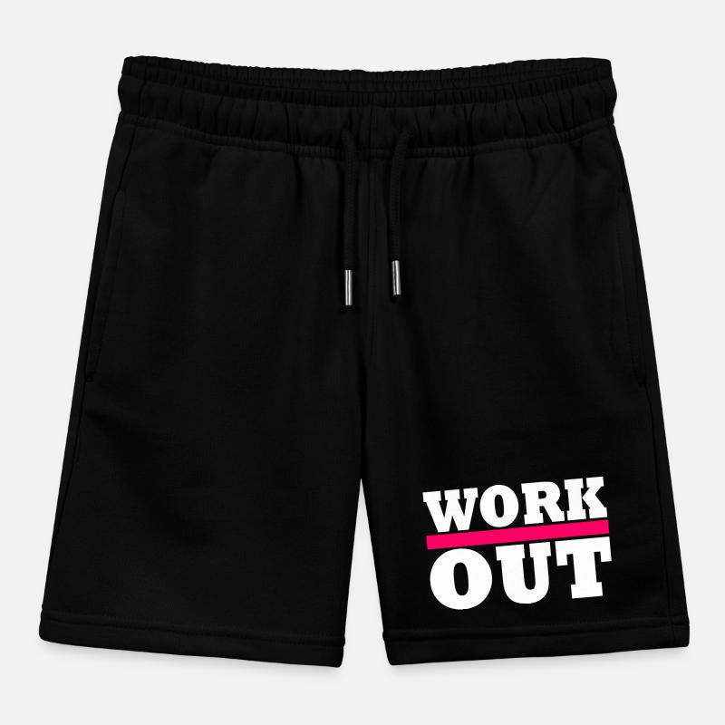 Workout Kids Organic Sweat Shorts by Stanley/Stella