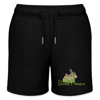 Joyeuses Pâques - Short de jogging enfant bio Stanley/Stella - noir - Devant