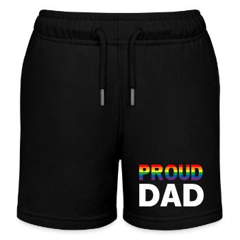 Fierté de papa - Short de jogging enfant bio Stanley/Stella - noir - Devant