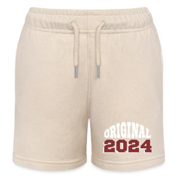 Original 2024 - Short de jogging enfant bio Stanley/Stella - écru doux - Devant