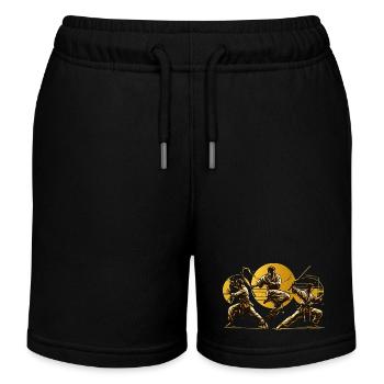 Kung-fu - Short de jogging enfant bio Stanley/Stella - noir - Devant