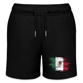 Drapeau mexicain utilisé - Short de jogging enfant bio Stanley/Stella - noir - Devant