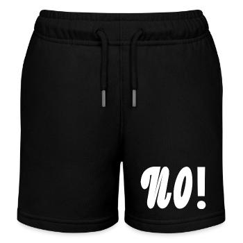 Non - Short de jogging enfant bio Stanley/Stella - noir - Devant