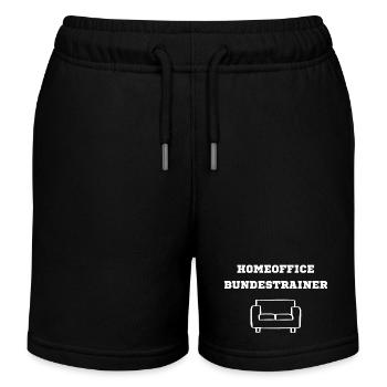 Home office national coach white - Kids Organic Sweat Shorts by Stanley/Stella - black - Front