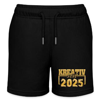 Concepteur de sites Web 2025 - Short de jogging enfant bio Stanley/Stella - noir - Devant