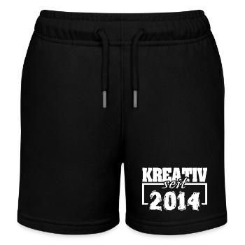 2014 - Kinder Organic Joggingshorts Mini Bolter von Stanley/Stella - Schwarz - Vorne
