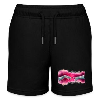 Art moderne Michel-Ange - Short de jogging enfant bio Stanley/Stella - noir - Devant