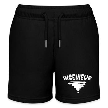 Ingénieur - Short de jogging enfant bio Stanley/Stella - noir - Devant