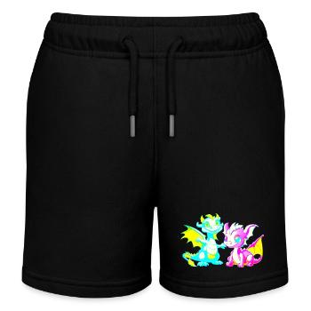 Dragon Dragon Enfants - Short de jogging enfant bio Stanley/Stella - noir - Devant