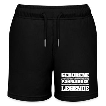 Gift for Driving Instructor - Kids Organic Sweat Shorts by Stanley/Stella - black - Front