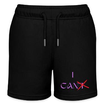 Red Typography Push Your Limit T Shirt - Kinder Organic Joggingshorts Mini Bolter von Stanley/Stella - Schwarz - Vorne