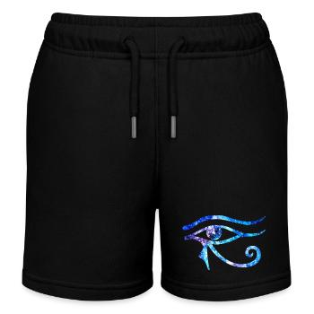 Oeil Cosmique D’Horus - Version Bleue Et Violette - Short de jogging enfant bio Stanley/Stella - noir - Devant