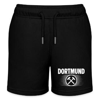 Dortmund Glueck auf - Kinder Organic Joggingshorts Mini Bolter von Stanley/Stella - Schwarz - Vorne