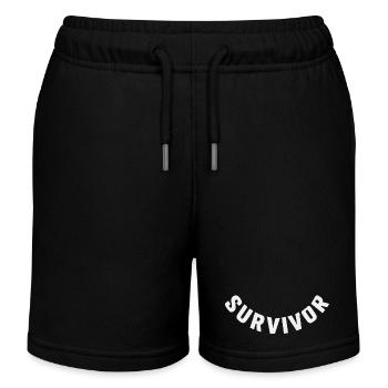 COOLE TEKS - Kinder Organic Joggingshorts Mini Bolter von Stanley/Stella - Schwarz - Vorne