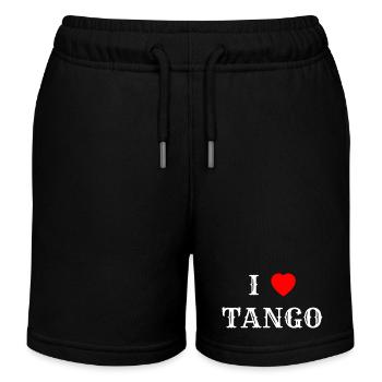 J’adore le tango - Short de jogging enfant bio Stanley/Stella - noir - Devant