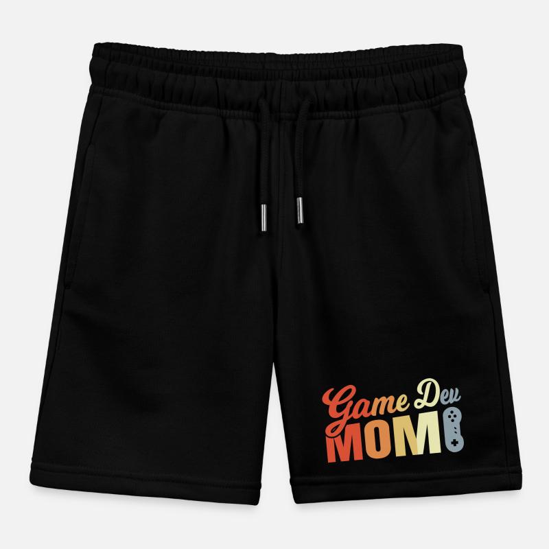 Game Developer Mom Kids Organic Sweat Shorts by Stanley/Stella