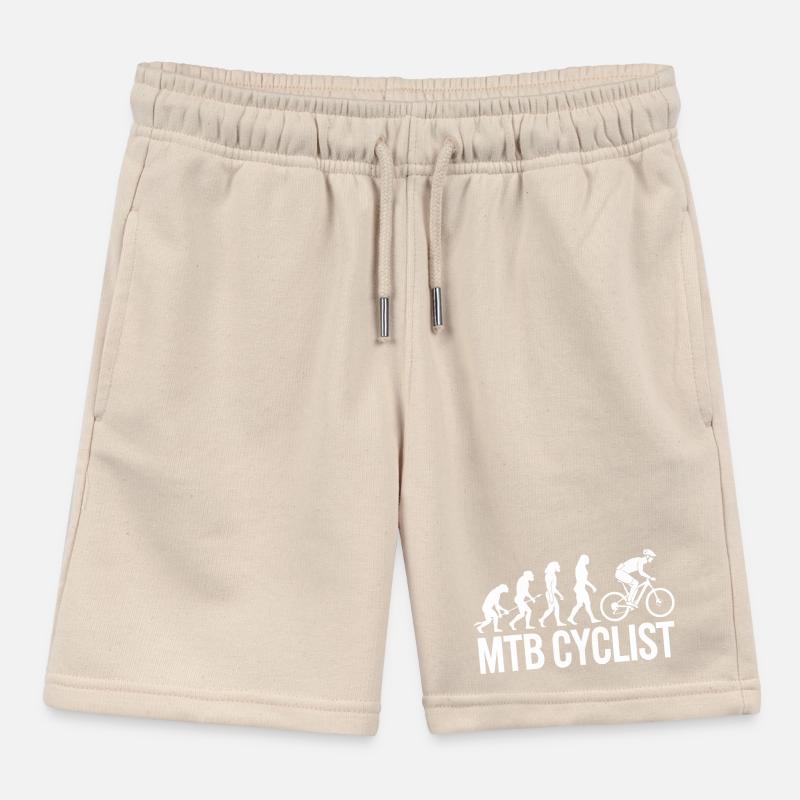 Evolution d’une silhouette de cycliste VTT Short de jogging enfant bio Stanley/Stella