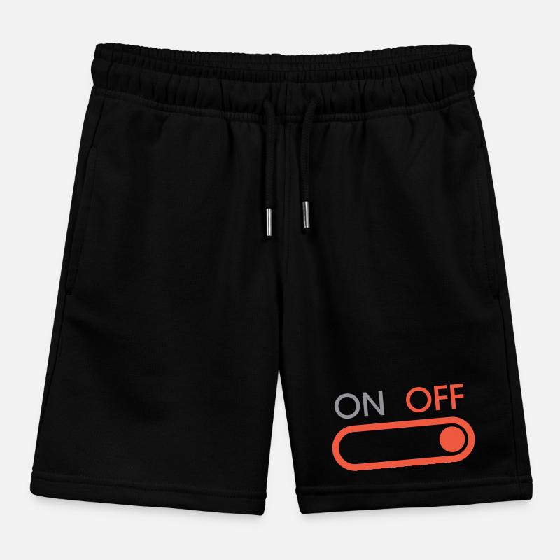 off button - Gaming und Streaming Kinder Organic Joggingshorts Mini Bolter von Stanley/Stella
