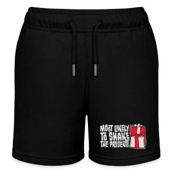 Le plus susceptible de secouer les cadeaux Noël Fun - Short de jogging enfant bio Stanley/Stella - noir - Devant