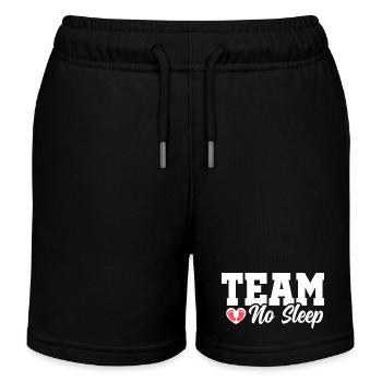 Team No Sleep - Kinder Organic Joggingshorts Mini Bolter von Stanley/Stella - Schwarz - Vorne