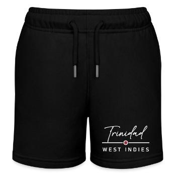 Trinité-et-Tobago - Antilles - Caraïbes - Short de jogging enfant bio Stanley/Stella - noir - Devant