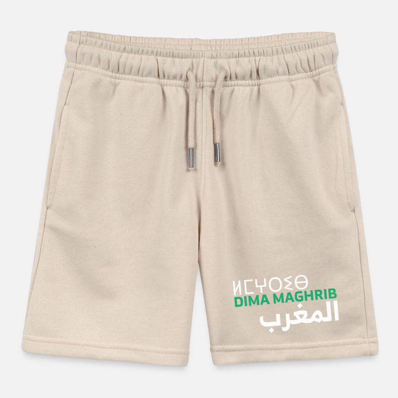 Dima Maghrib Maroc Almaghrib Al-Maghrib Maghreb Short de jogging enfant bio Stanley/Stella