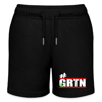 Garten - Gärtner - Gärtnern - GRTN  - Kinder Organic Joggingshorts Mini Bolter von Stanley/Stella - Schwarz - Vorne