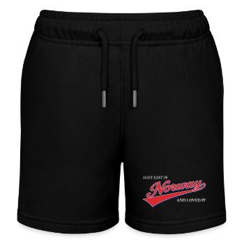 Ich habe mich in Norwegen verlaufen und es geliebt – nordisches Reisen - Kinder Organic Joggingshorts Mini Bolter von Stanley/Stella - Schwarz - Vorne