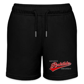 Je me suis perdu à Roskilde et j’ai adoré ça - Short de jogging enfant bio Stanley/Stella - noir - Devant