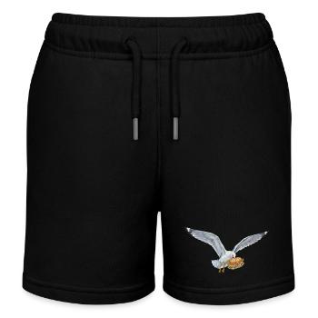 Boulderer Colorsplash Boulder Bouldering - Short de jogging enfant bio Stanley/Stella - noir - Devant