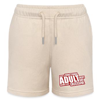 Being A Functional Adult Every Day Seems Excessive - Kinder Organic Joggingshorts Mini Bolter von Stanley/Stella - Natur - Vorne